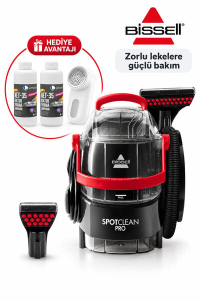 Bissell 750 W Halı ve Koltuk Yıkama Makinesi Kırmızı | 2 L Şampuan + Hav&Yün ...