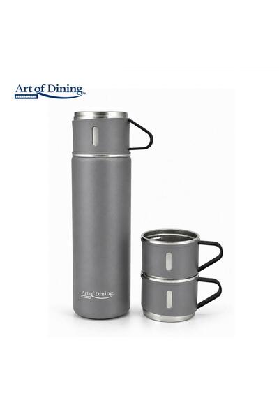 Heinner Cooking Quattro SIP Thermos Set, Gray