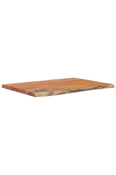 vidaxl Blat masă 80x60x2,5cm dreptunghiular lemn acacia contur