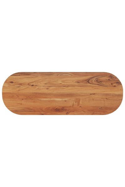 vidaxl Blat de masă oval, 110x40x3,8 cm, lemn masiv de acacia