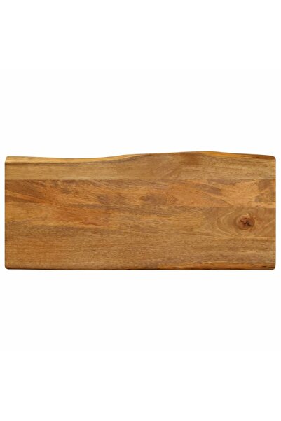 vidaxl Blat masă cu margini, 80x40x3,8 cm, lemn masiv mango
