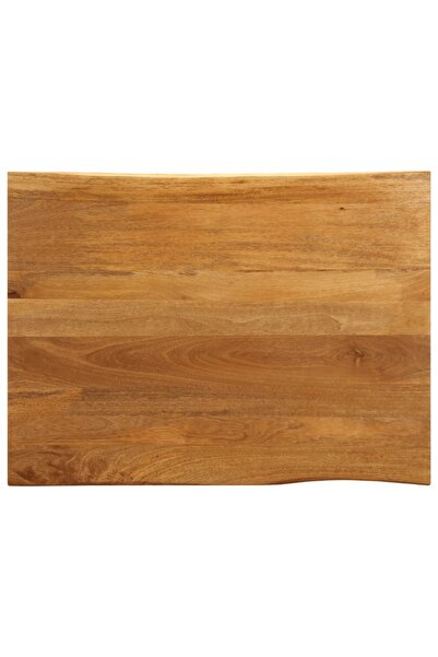 vidaxl Blat masă cu margini, 110x80x3,8 cm, lemn masiv mango