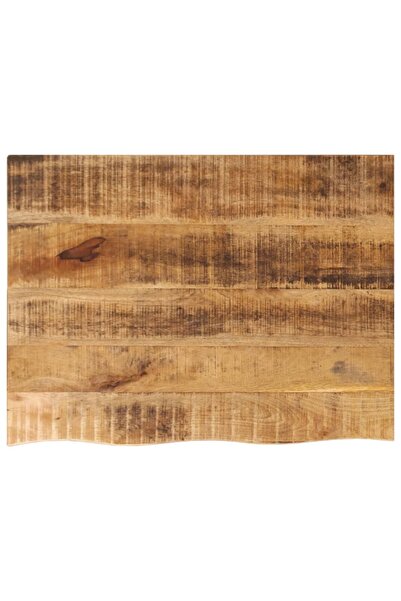 vidaxl Blat de masă margine naturală, 90x60x2,5 cm, lemn masiv mango