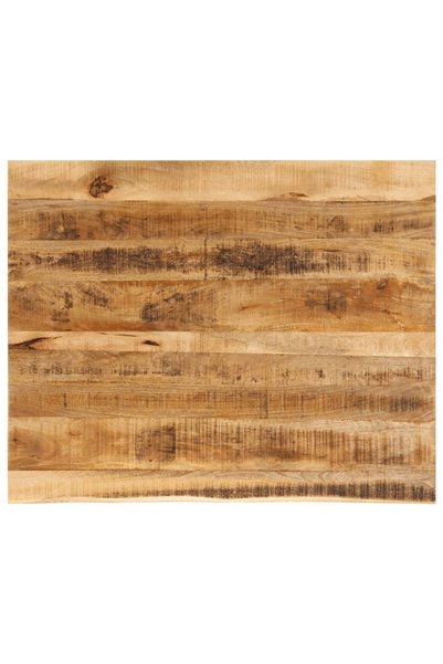 vidaxl Blat de masă margine naturală, 100x80x2,5 cm, lemn masiv mango