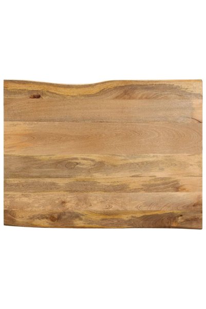 vidaxl Blat masă cu margini naturale, 90x80x2,5 cm, lemn masiv mango