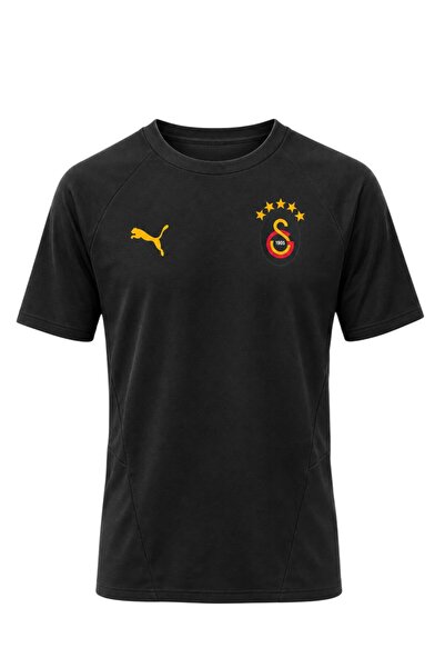 Puma تي شيرت رجالي أسود من Gsk Evostripe