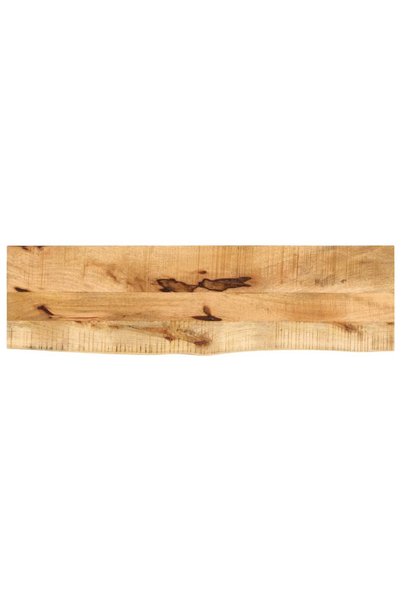 vidaxl Blat de masă margine naturală, 100x20x3,8 cm, lemn masiv mango
