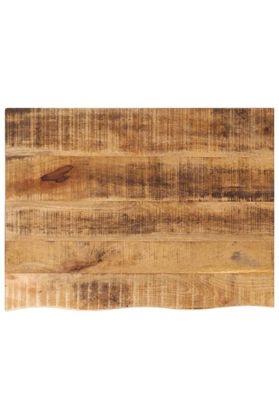 vidaxl Blat de masă margine naturală, 80x60x3,8 cm, lemn masiv mango