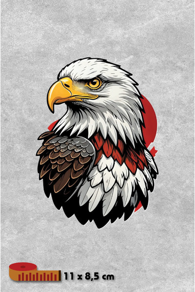 Yalıgraf Reklam Tabela Eagle Sticker Waterproof Foil Sticker Motor Sticker Helmet Sticker Adhesive Sticker Auto Sticker Laptop Thermos Sticker