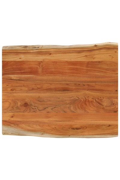 vidaxl Blat masă, 90x80x2,5 cm dreptunghiular lemn acacia margine vie