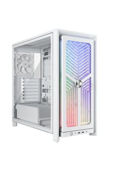 Corsair Carcasa FRAME 4000X RS, RGB, Mid Tower, Alb