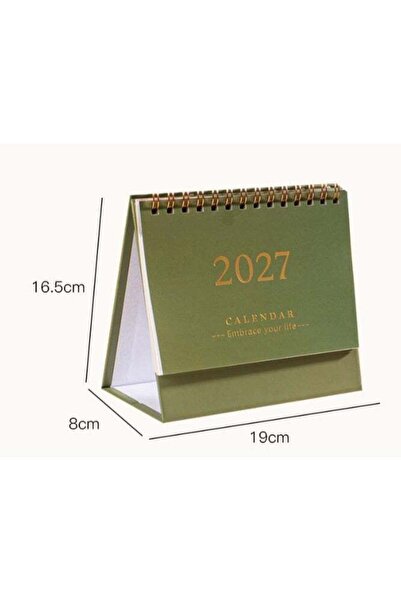 Arabest Desk Calendar 2026-2027, Standing Flip Small Desk Calendar 2026/07-20...