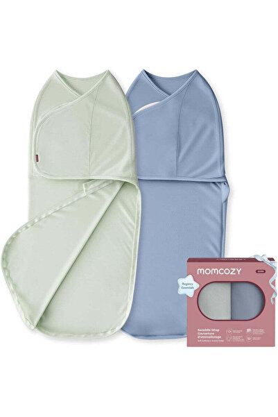 Momcozy Swaddle for Newborns, with Silent Closure, suitable for 0-3 months in...