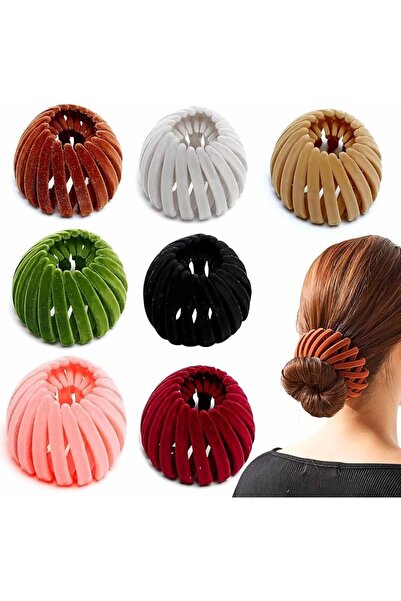 Generic Bird Nest Magic Hair Clip（7pcs） Expandable Hair Bun Women Bird Nest H...
