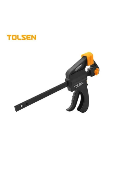 TOLSEN مشبك بار كلامب سريع الفتح بمقبض بلاستيكي 150 مم (6 بوصة)