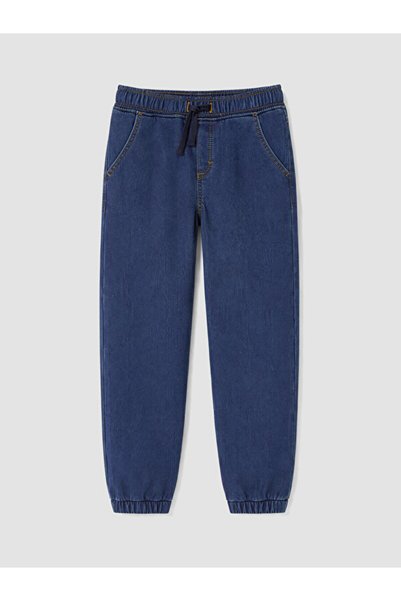LC Waikiki Pantaloni jogger din denim pentru băieți, Sparkly Choices, de la S...