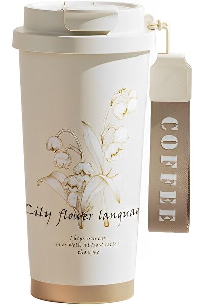 KASTWAVE 316 Coffee Mug Travel in Stainless Steel - 530 ml Coffee Tumbler - C...