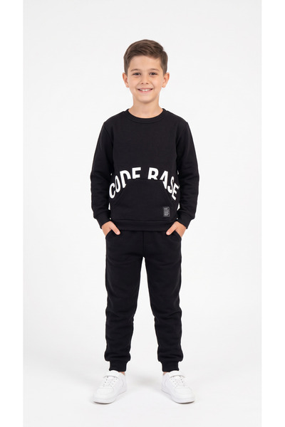 Mışıl Kids Code Base Printed Boys' Sweatshirt
