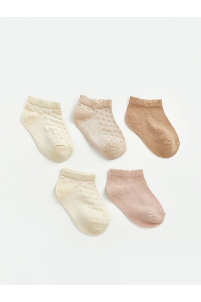 LC Waikiki Quality Parts from Çelebi Store Baby Girl 5-Piece Booties Socks