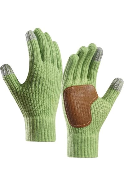 Tazweeq Gloves for Women, Knitted Full-Finger, Non-Slip Cold-Proof, Windproof...