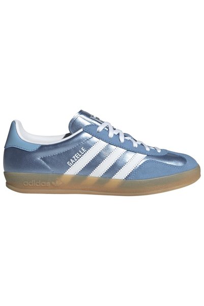 adidas Γκαζέλ Γυναικεία Μεταλλικά Δερμάτινα Σνίκερς Εσωτερικού Χώρου, Μέγεθος...