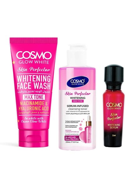 CD Cosmo Designs Cosmo Skin Care Glow Skin Perfector Whitening Max Tone 3 Pie...