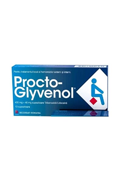RECORDATI Procto-Glyvenol, 10 suppositories,