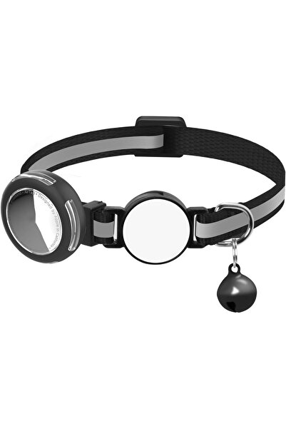 Arabest Waterproof AirTag Holder Cat Collar,Reflective Breakaway Kitten Colla...