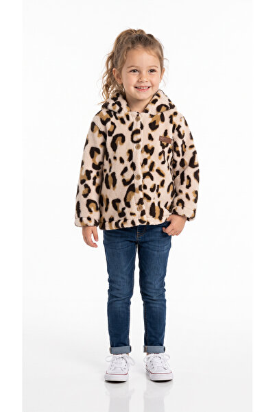 Mışıl Kids Jachetă pentru fete cu imprimeu leopard