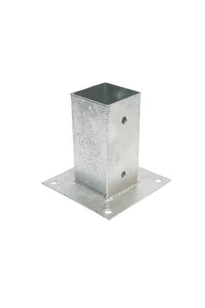 UTB Square post support applied 71x71x150mm, galvanized steel