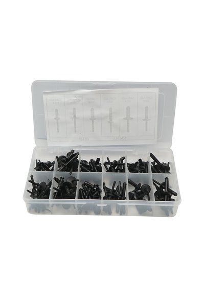 UTB Universal car plastic rivet kit 115 pieces