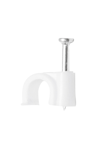UTB 6mm nail clip for cable fixing, 100 pcs