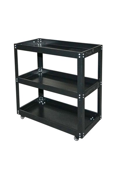 UTB Carucior scule metalic pe roti cu 3 rafturi 750x700x360mm