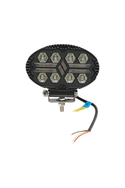 UTB Προβολέας οβάλ LED με DRL 9-36V, 19W λευκό-κίτρινο, περίβλημα αλουμινίου ...