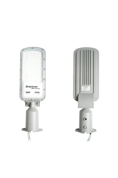 UTB Улична LED лампа 50W, 100-265V, 6500K, 5500lm, за монтаж на стълб, 410x12...