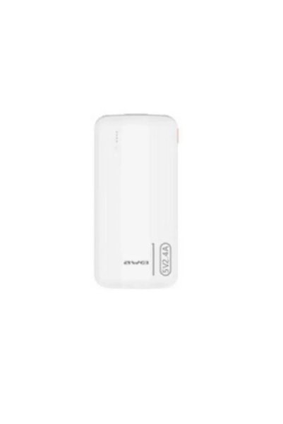AWEI P20K Power Bank 10000mAh, σε λευκό χρώμα
