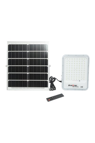 UTB Proiector LED 200W cu panou solar 35W telecomandă, baterie 3,2V/30Ah Brec...