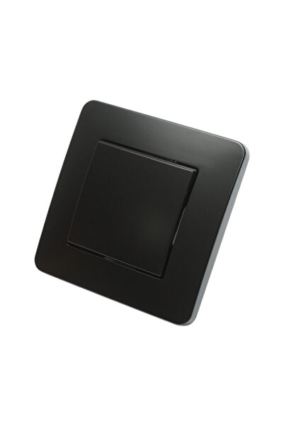 UTB Intrerupator cap scara negru incastrat 220V, 10AX, PC 80x80mm
