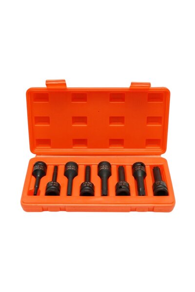 UTB Ribe RT7-RT18 bit socket wrench set, square 1/2 inch Cr-Mo 8 pieces Breck...