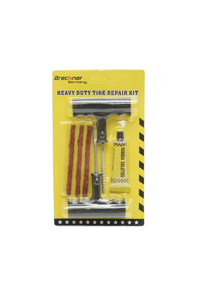 UTB Kit profesional vulcanizare anvelope tubeless la rece cu snur si adeziv (...