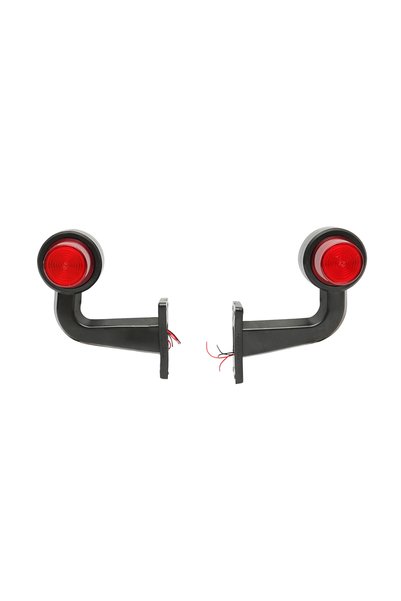 UTB Set lampi laterale gabarit led-neon cu brat 12-24V rosu/alb FR0148R/W Bre...