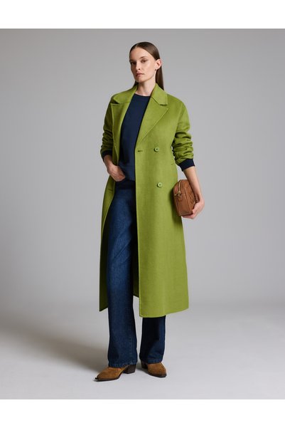 Pierre Cardin Yeşil Kaşe Kaban 50329239-VR016