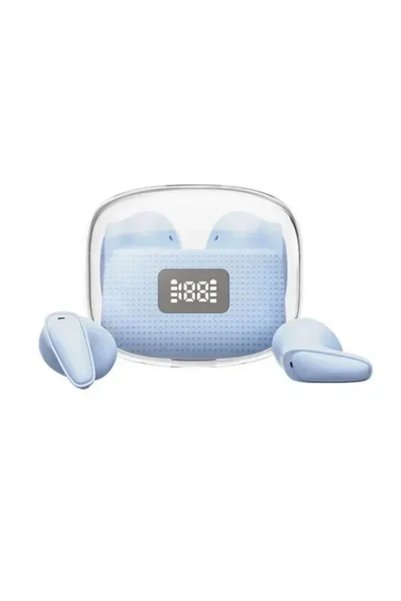 Andowl Ασύρματα Ακουστικά Bluetooth με Θήκη Φόρτισης Q-BQ102 Γαλάζιο