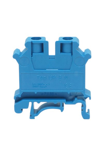 UTB Клемен блок за DIN шина 6mm² 57A 800V син UK6N Longroad