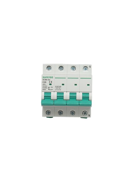 UTB Siguranta automata tip intrerupator 3P+N, 20A 400VAC Suntree