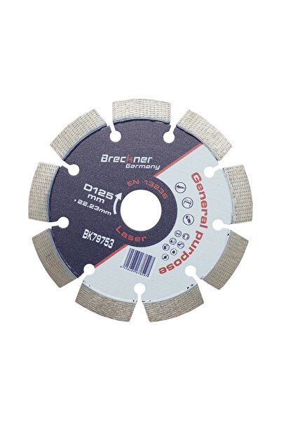 UTB Disc diamantat segmentat 125x22.23mm, segment 12mm pentru beton, pavele, ...