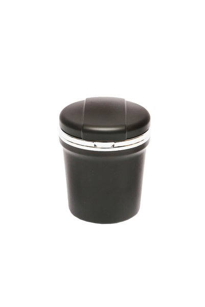 UTB Universal black-silver car ashtray with multicolor LED light