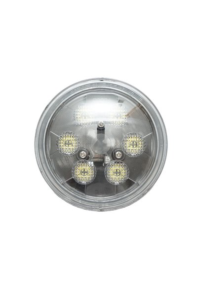 UTB Далечна кръгла лампа с 6 LED диода, 18W 9-32V John Deere код OEM RE336112...