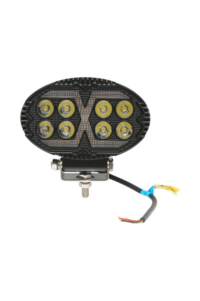 UTB Προβολέας οβάλ LED με DRL 9-36V, 19W λευκό-κίτρινο, περίβλημα αλουμινίου ...