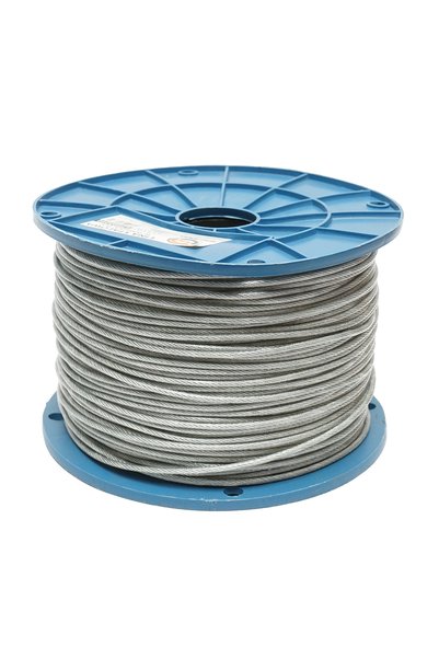 UTB Поцинкован стоманен кабел с 3мм PVC покритие, 6x7+FC жила, максимално нат...